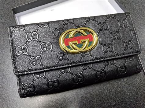 used gucci wallet women's|Gucci authentic wallet.